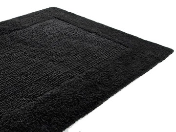 Carpet cotton prol - valdoro black 50x75 centimeters, фото