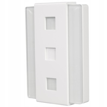 Doorbell white gong two-color glasso leading, фото