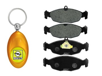 Pads brake front opel corsa tigra vectra, фото
