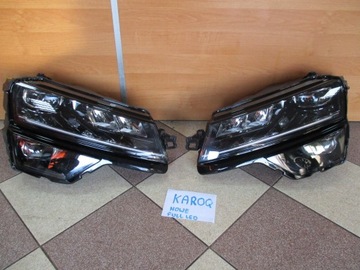 Фара фонаря рефлекторы full led skoda karoq, фото