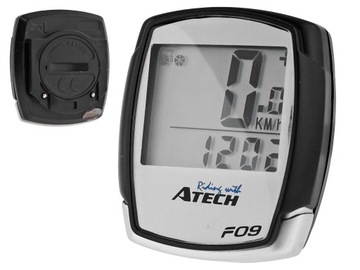 Instrument panel bicycle atech here-09 leading 9 functions, фото