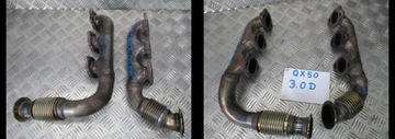 Exhaust manifold infiniti qx50 3, 0d, фото