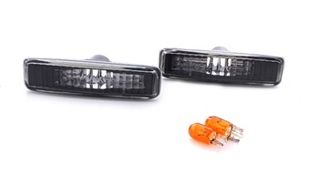Bmw e39 96-04 turn signals lateral black depo, фото
