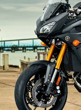 Yamaha mt 09 tracer 900 нога патрубком вал верхня нова, фото