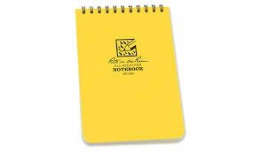 Waterproof notebook rite в the rain, фото