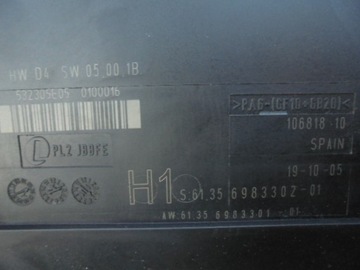 Блок комфорта bmw e81 e87 e90 e91 6983302, фото