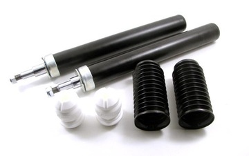 Shock absorbers x2 front+bumpers+protection audi 100 a6 c3 c4, фото