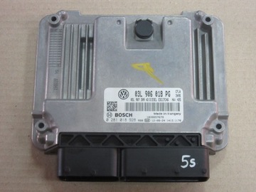 Vw компьютер двигателя 03l906018pg 0281018928, фото