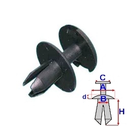 Clip pin extender romix rxc10008, фото