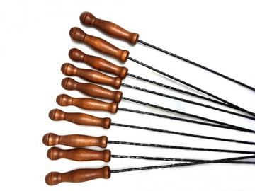 Plug for grilling for the hearth kielbaski kije100 10 pieces!, фото