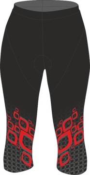 Shorts bicycle forza sport red eye behind the knee left, фото