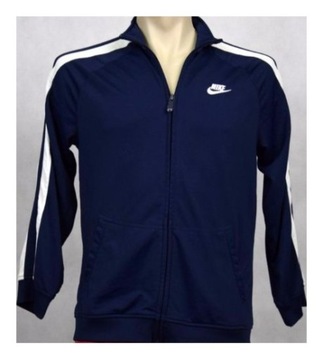 Nike men's sweatshirt dark blue sport zipper xl, фото