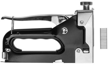 Stapler upholstery, 4-14 mm, staples type f, metal hull, фото