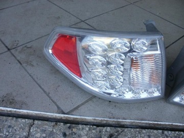 Фонари задние led подсветка subaru impreza 2011 год, фото