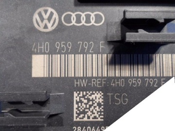 Vw touareg 2010-2014 год блок дверь 4h0959792f, фото