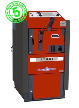 Atmos dc50s 45kw stove on tree 1 pellets 5 class, фото