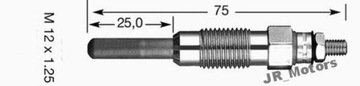 Glow plug delphi renault, citroen, peugeot, фото