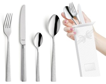 Amefa 24 cutlery 8010 jewel complete dining з design lattice for 6 places, фото