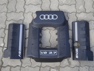 Audi a8 d2 защита крышка двигателя 3.7 260km рестайлинг высылка, фото