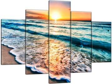 Event suns nad by sea 150x105 image triptych, фото