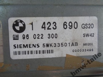 Bmw e39 компьютер коробки 530d 1423690 5wk33501, фото