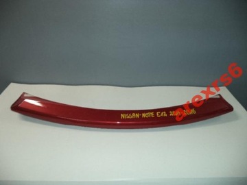 Nissan note e12 overlay on front bumper 2014 - 2016, фото