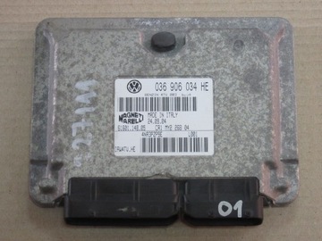 Skoda fabia компьютер двигателя 036906034he bky, фото