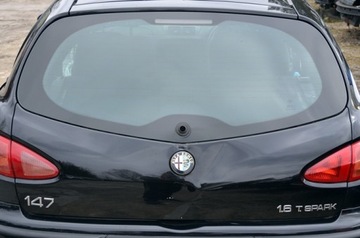 Alfa 147 крышка задняя со стеклом nero 601b/ b, фото