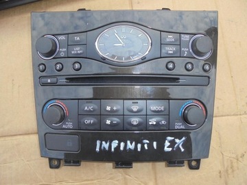 Panel control unit air conditioner radio infiniti ex30 35, фото