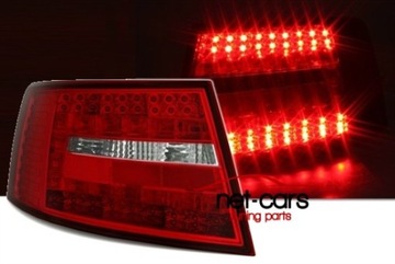 Фонари задние audi a6 c6 4f - 08 led подсветка светодиодные седан cb, фото