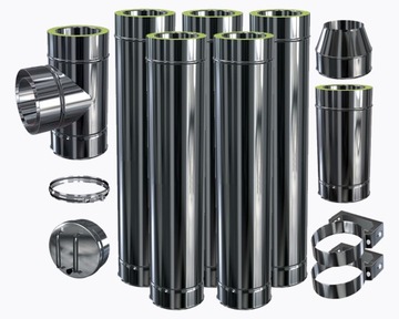 Chimney heat-resistant isolated 6m fi 150 external, фото