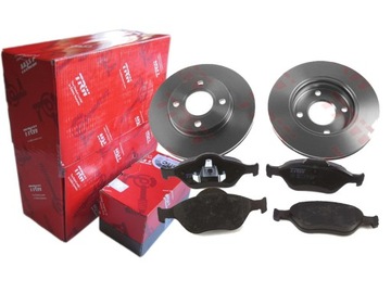 Disks+ pads trw front ford fusion fiesta 4, фото