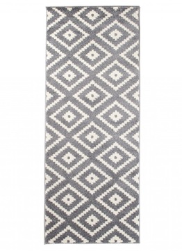 Carpet track morocco diamonds 100x250 gray#85g, фото