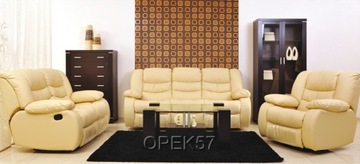 Lounge set genuine leather -naturalna -relaks, фото