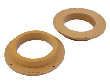 Spacers (spacers) loudspeakers mdf audi a4 a5 b8 front, фото