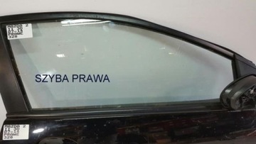 Right door glass mazda2 mazda 2 3-door 07 - 14, фото