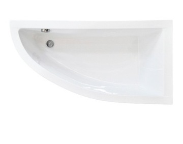 Trough acrylic angular 140x70 praktika+ siphon, фото