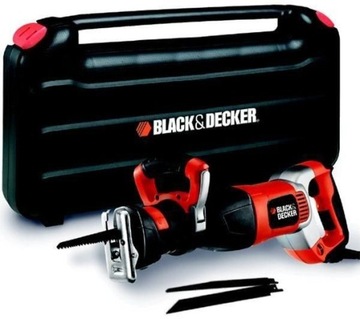 Сабельная пила электрическая black черный& decker 1050 в, фото
