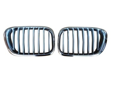 Bmw x5 e53 ноздри решетки радиатора титан 99 - 03r комплект, фото