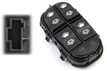 Ford focus mk1 1 switch panel regulation glass, фото