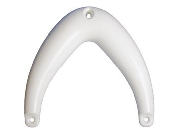 Hw41 bumper bow 9x70 white big bumper, фото