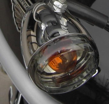 Harley v-rod dark glass directional indicators 100% hd, фото