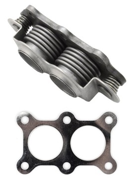 Flexible connector flexible exhaust connector shock absorber vibrations audi a3 1. 8i, фото