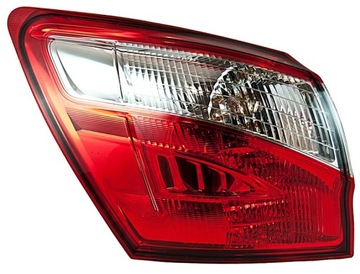 Tail light nissan qashqai 2010 - led backlight left new, фото