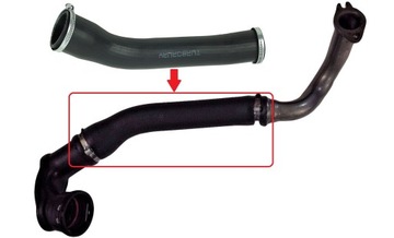 Tube spigot intercooler opel chevrolet 1.7 860230, фото