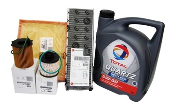 Filters 1.6 blue hdi 5l oil 5w30 citroen peugeot, фото