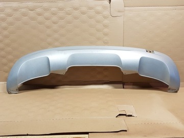 Mercedes gla w156 overlay spoiler rear bumper, фото