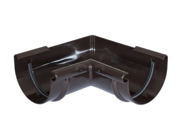 Inner corner pvc - у gamrat 100mm dark brown, фото