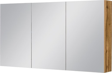 Cabinet lazienkowa gante focus fks - ne - wl120/ 65 x 120 x 16 centimeters natural oak with a mirror, фото