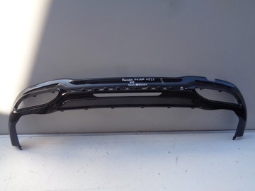 Overlay bumpers back mercedes s-class w222 amg, фото